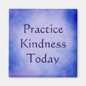 今日は親切を行感動的う マグネット (正面)