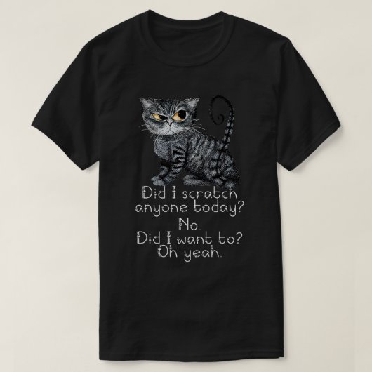 今日は誰かをかいた? Tシャツ (デザイン正面)