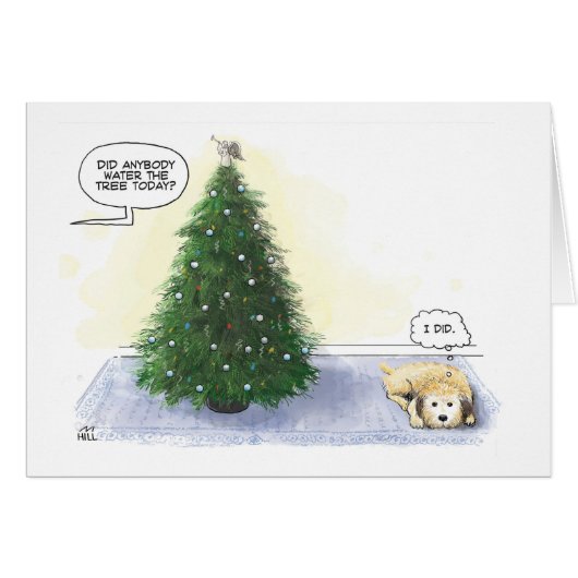 今日は誰か木に水をやったか（犬：「私が」） (正面横)