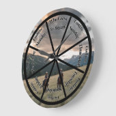 今日は誰だ退職したろ? ラージ壁時計 (傾斜)