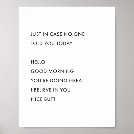 今日は誰にも言われないように。ハローグッドモール ポスター (正面)