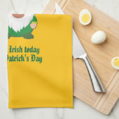 今日は誰もがアイルランド人だ キッチンタオル (四つ折り)