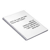 今日は誰もハロー・グッドと言わなかったら ノートブック (右側)