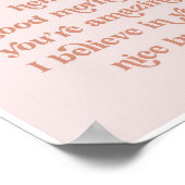 今日は誰も良い朝を言わなかった場合に備えて ポスター (角)