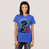 今日は財布で投票した Tシャツ (正面フル)