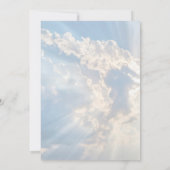 『今日は贈り物』 やる気を起こさせる Christian Poemt Th サンキューカード (裏面)