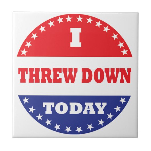 今日は転んだ タイル (正面)