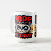 今日は違う コーヒーマグカップ (正面左)