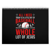 今日は野球がイエズスの野球の多くを必要とする カレンダー (カバー)