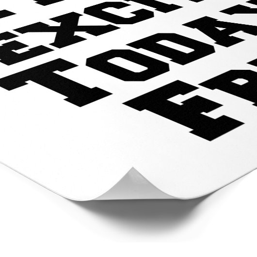 今日は金曜日だから興奮してる ポスター (角)