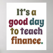 今日は金融財務顧問教えが良い ポスター (正面)