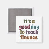 今日は金融財務顧問教えが良い マグネット (正面/裏面)