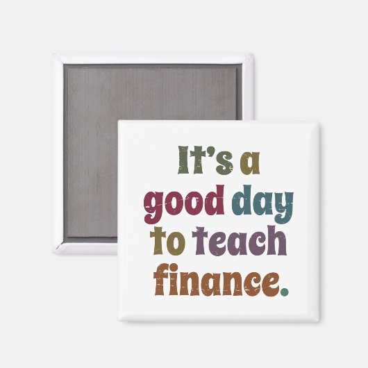 今日は金融財務顧問教えが良い マグネット (正面/裏面)