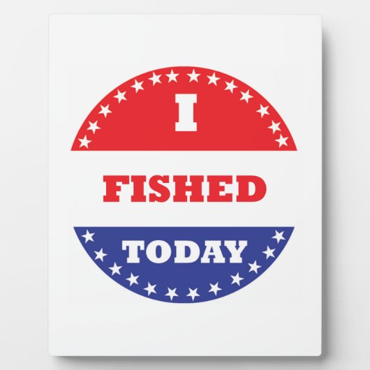 今日は釣った フォトプラーク (正面)