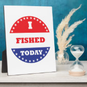 今日は釣った フォトプラーク (側面)