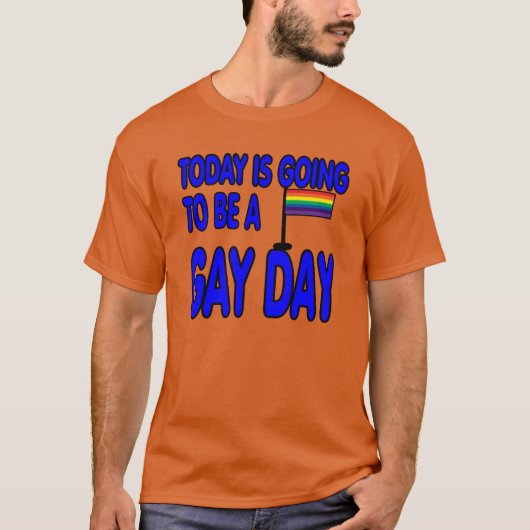 今日は陽気な日です Tシャツ (正面)