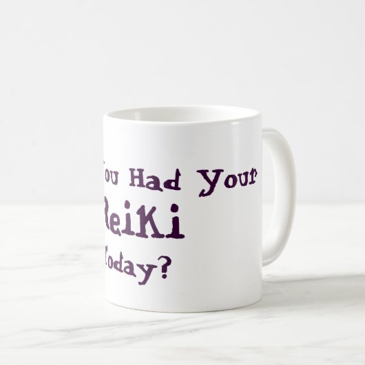 今日は霊気か コーヒーマグカップ (正面右)