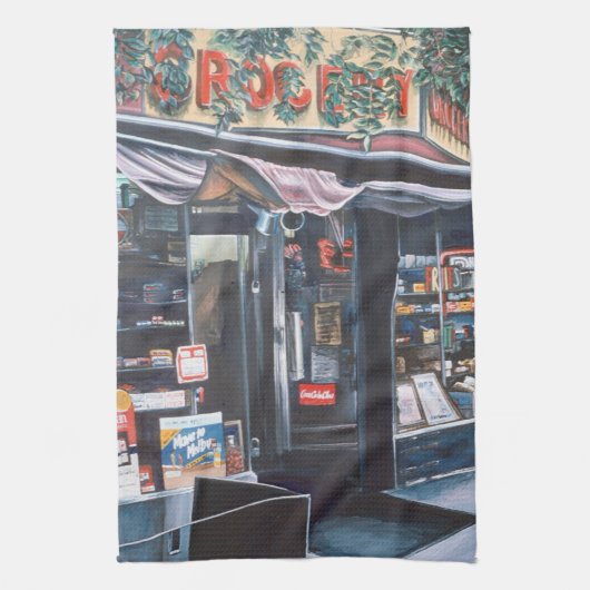 今日は静かな過去 キッチンタオル (縦)