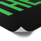 今日は頭が悪い…私はばか ポスター (角)