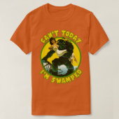 今日は飲み込み不可 Tシャツ (デザイン正面)