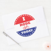 今日は馬に乗った ラウンドシール (封筒)