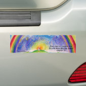 今日は魔法日です! バンパーステッカー (車上)