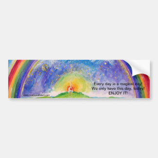 今日は魔法日です! バンパーステッカー