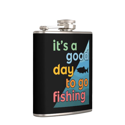 今日は魚釣り フラスク (右)
