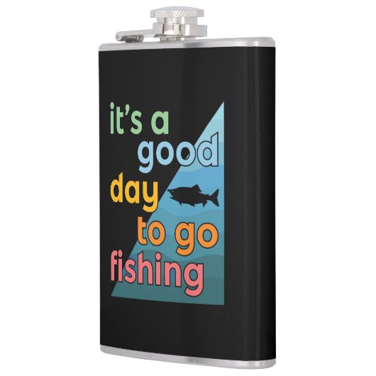 今日は魚釣り フラスク (左)
