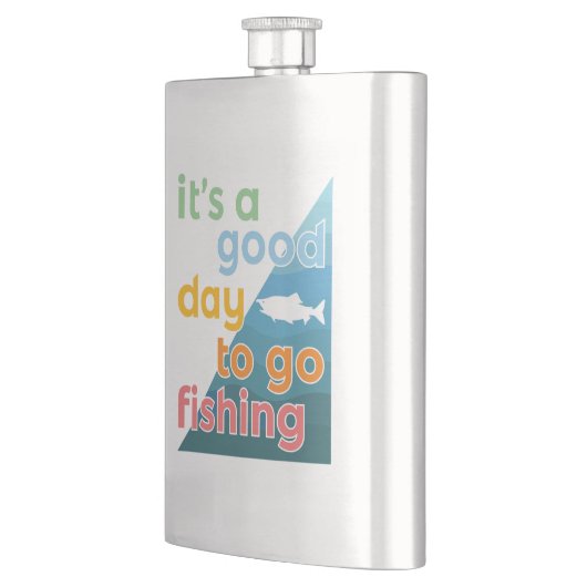 今日は魚釣り フラスク (左)
