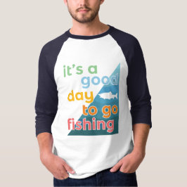 今日は魚釣り Tシャツ
