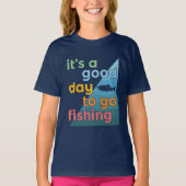 今日は魚釣り Tシャツ (正面)