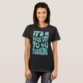今日は魚釣り Tシャツ (正面フル)