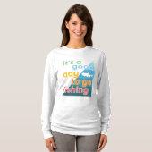 今日は魚釣り Tシャツ (正面フル)