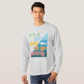 今日は魚釣り Tシャツ (正面フル)