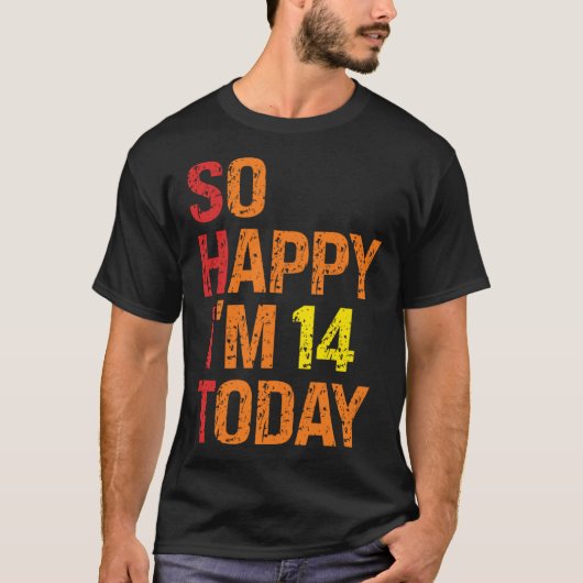 今日は14歳で Tシャツ (正面)