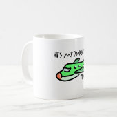 今日は2回目の誕生日だ コーヒーマグカップ (正面左)