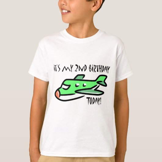 今日は2回目の誕生日だ Tシャツ (正面)