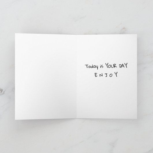 今日は「あなたの日」幸**40th**レディ!!!! カード (内部)