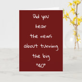 今日は「あなたの日」幸**40th**冗談!!!! カード (黄色い花)