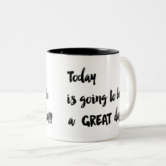今日は!すばらしい日であることを行っています!! コーヒーカップ (正面右)