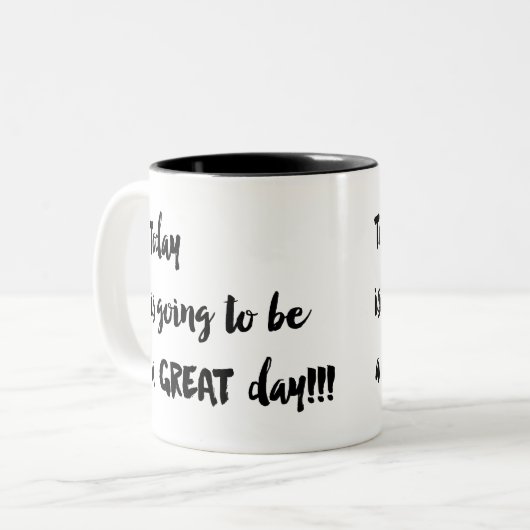 今日は!すばらしい日であることを行っています!! コーヒーカップ (正面左)