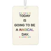 今日は… カーエアーフレッシュナー (裏面)