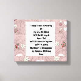 今日は キャンバスプリント