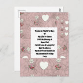 今日は ポストカード (正面/裏面)