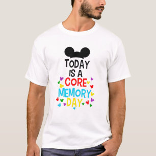 今日は、女性の子どもの記憶の男性へ中心です Tシャツ