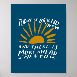 今日はBrand New - Guaring 前向き Sun ポスター