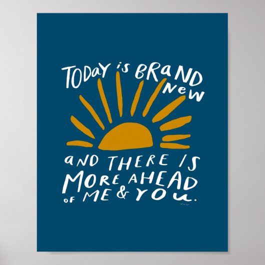 今日はBrand New - Guaring 前向き Sun ポスター (正面)