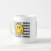 今日はGroovyの波が来学る コーヒーマグカップ (正面左)