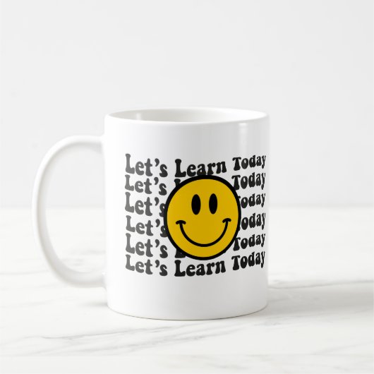 今日はGroovyの波が来学る コーヒーマグカップ (左)